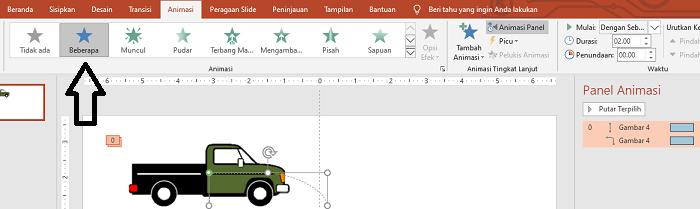 Cara Membuat Efek  Animasi  di PowerPoint  dwitekno