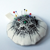 Monochrome pin cushion