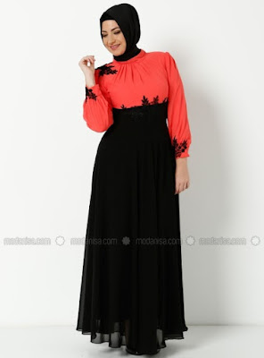 35 Model  Baju  Muslim Gamis  Sifon Modern Untuk Remaja 2019 