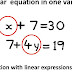 Linear equation