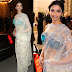 Bollywood Actresses Looking Hot in Transparent Sarees