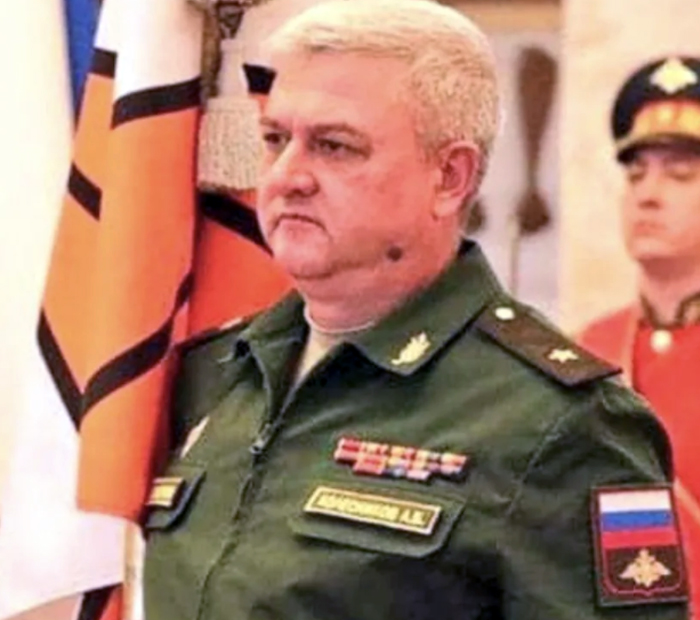 Major General Andriy Kolesnikov is one of four Russian generals who Ukraine says died in the conflict. Image Credit: Twitter/@ArmedForcesUkr.