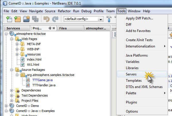 Installing Tomcat 7 and Configuring as Server in NetBeans