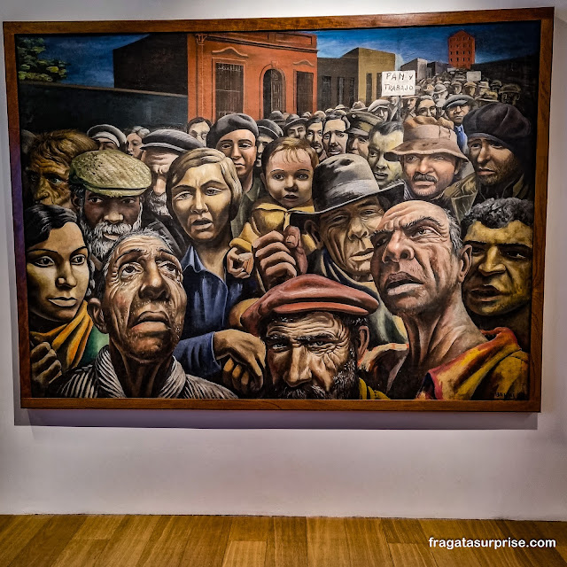 "Manifestação", tela de Antonio Berni no Malba, Buenos Aires