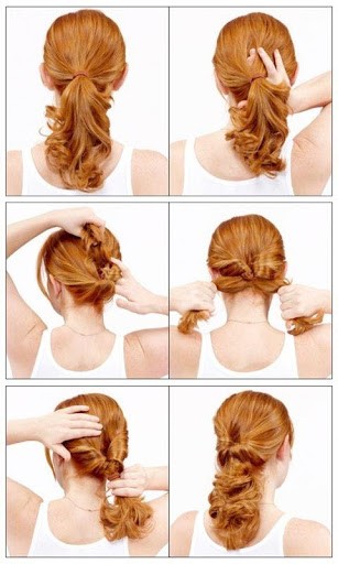 simple hairstyles for long straight hair step by step