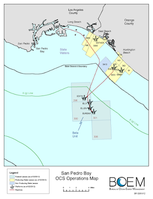 Huntington Beach Elly Platform Pipeline Oil Spill