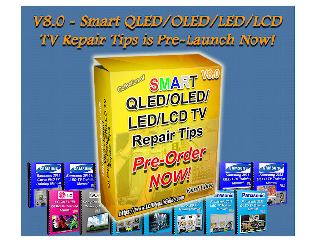 V8.0-Smart QLED/OLED  /LED/LCD TV Repair Tips