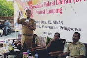 Anggota DPRD Lampung Sosialisialisasikan Perda Provinsi Lampung Tentang Adaptasi Kebiasaan Baru