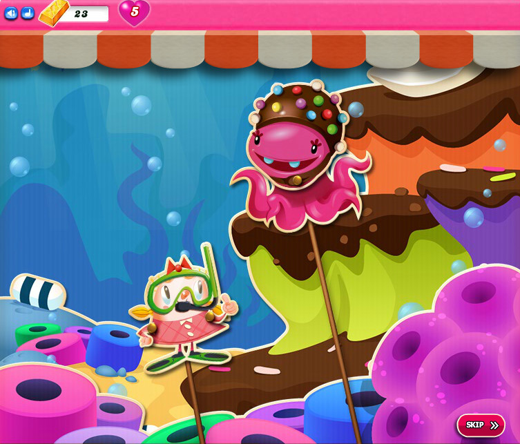 Candy Crush Saga level 2556-2570