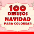 100 dibujos de navidad para colorear