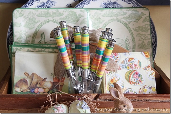 Easter Decor-Bargain Decorating with Laurie