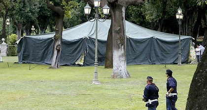 Gaddafi's Tent - Symbol Of Power