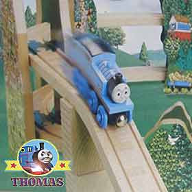Learning Curves quality manufacturing Thomas the tank engine Wooden Railway Race down the Rails toy