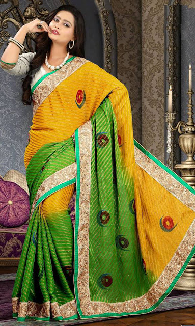 Simple Sober Saree Design Collection 2015 For Women