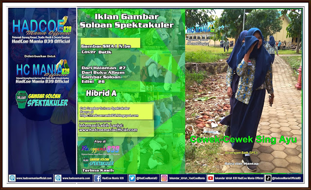 Iklan Gambar Soloan Spektakuler - Gambar SMA Soloan Spektakuler Cover Batik (SPS2) Hibrid A 27-26