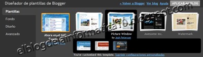 Nuevo diseñador de plantillas en Blogger