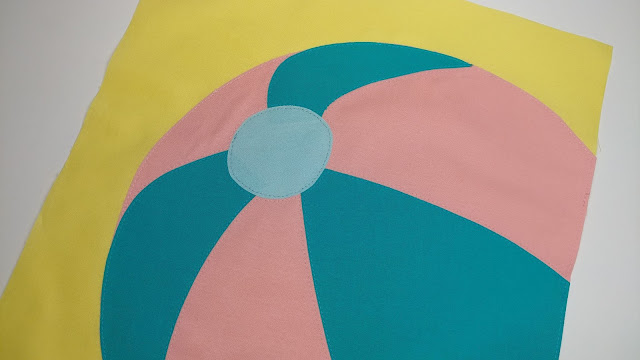 Beach ball quilt block pattern