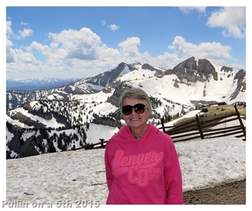On top of Rendezvous Mountain of the Grand Tetons!