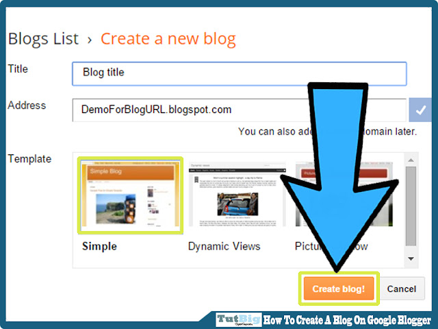  welcome to the TutBig Blogger tutorial today I will show you how to create build a free B How To Create A Blog On Google Blogger