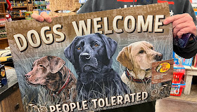 Bass Pro Shops Dogs Welcome People Tolerated Welcome Mat