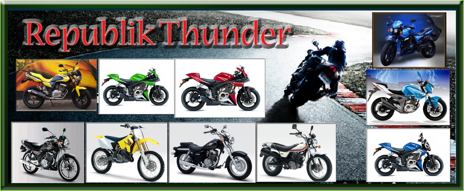 REPUBLIK THUNDER MERUBAH THUNDER 125 MENJADI BABY GSX 750