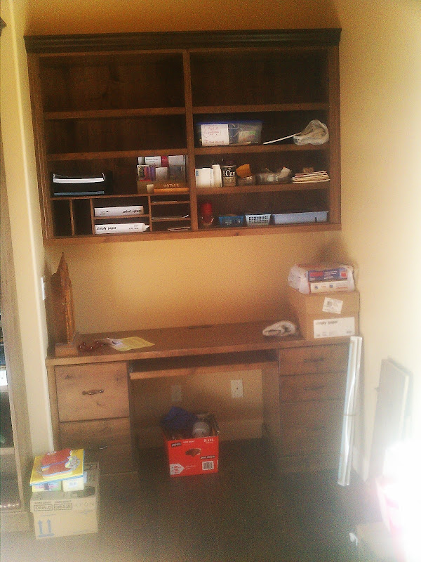 guest bathroom. As you can see, there's the vanity and a drawer unit  title=