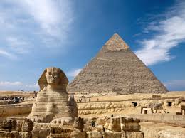 the Pyramids of Giza.