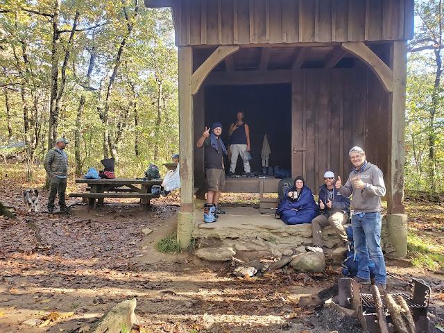 Springer Mountain shelter appalachian trail