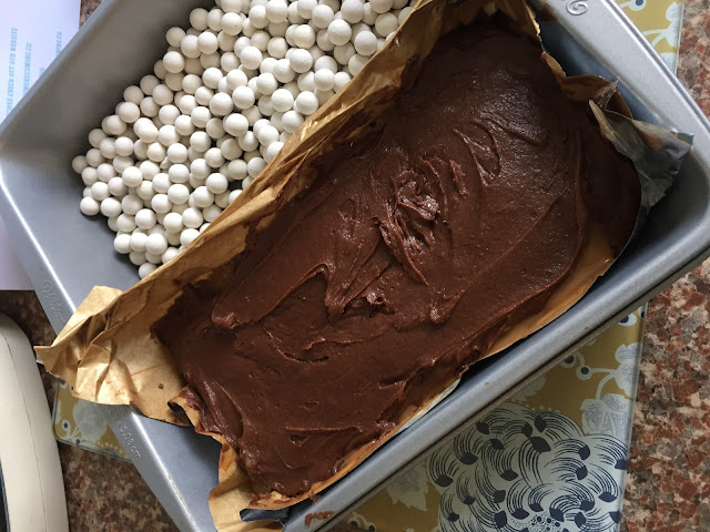 baking brownies in half the tin