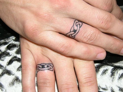 Ring Finger Tattoos for Couples