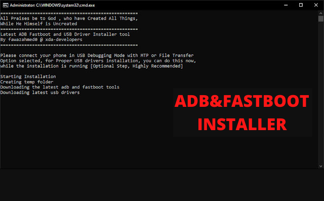Latest ADB Fastboot and USB driver installer tool - 2021