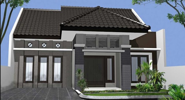 model rumah sederhana tapi kelihatan mewah klasik