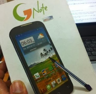 Pixcom G Note, Hp Android Murah, Mirip Samsung Galaxy Note, harga 1,4 jutaan