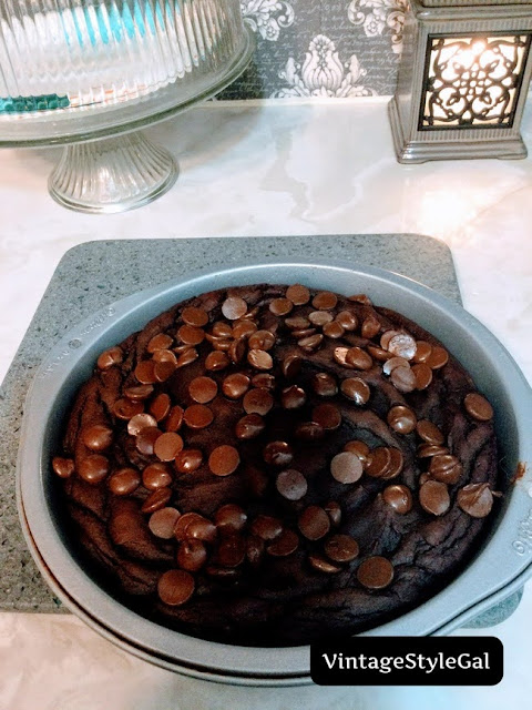 Black bean date brownies