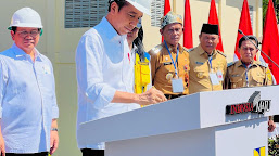 Presiden Jokowi Resmikan SPAM Banjarbakula di Kota Banjarbaru