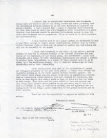 Page Two of White's letter