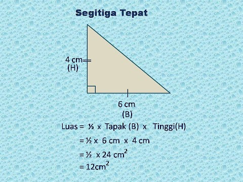 formula kira segitiga