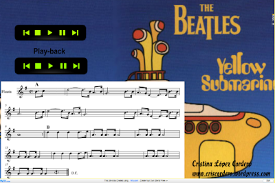 Partitura Wix - The Beatles, "Yellow Submarine"