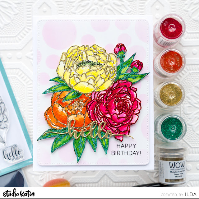 WOW! Embossing Powder and Studio Katia Collaboration Blog Hop by ilovedoingallthingscrafty.com 