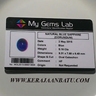 NATURAL BLUE SAPPHIRE CORUNDUM BERMEMO KODE KB154