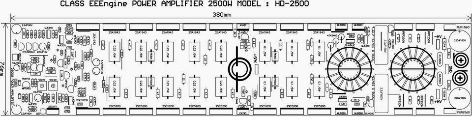DK Tech PCB Audio Power AMPLIFIER POWER AMP PART II