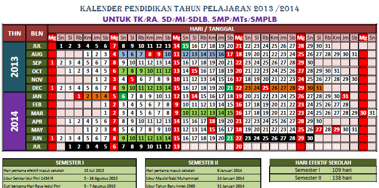 Bang Imam Berbagi: Kalender Pendidikan Tahun Pelajaran 