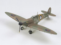 Tamiya 1/72 SUPERMARINE SPITFIRE MK.I (60748) Color Guide & Paint Conversion Chart 