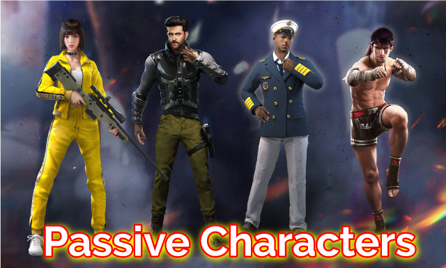 Garena Free Fire - Passive Characters