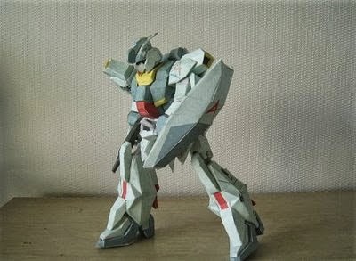 RGZ-91 Refined Zeta Gundam Papercraft Model