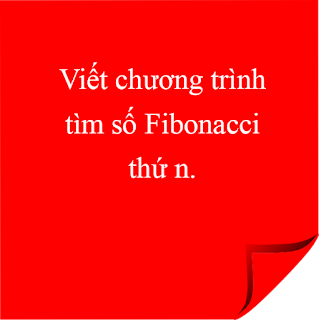 Viết chương trình tìm số Fibonacci thứ n java