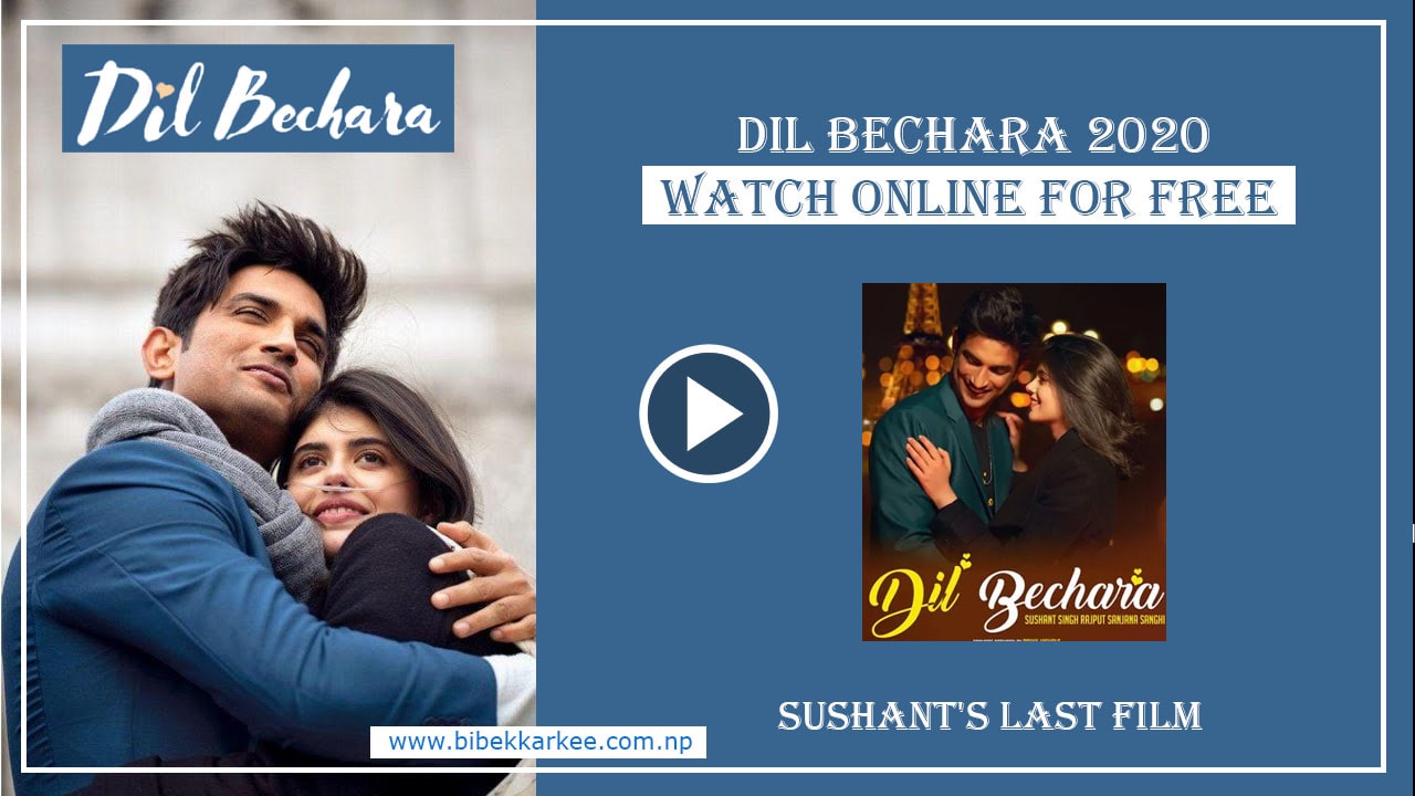 Watch and download Dil Bechara 2020 Online Free Full Movie 