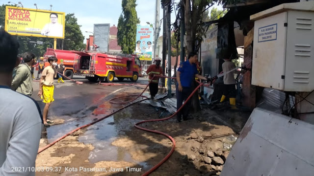  Bengkel Motor Ludes Dilalap Si Jago Merah, 4 Unit Motor Terbakar