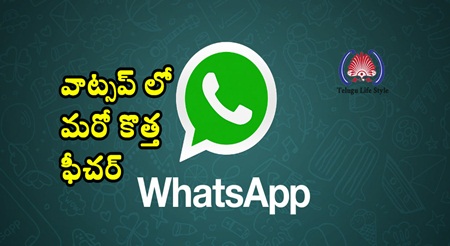 వాట్సప్ లో మరో కొత్త ఫీచర్