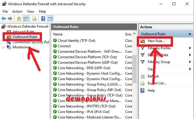 Cara Memblokir Software Dengan Firewall Pada Windows